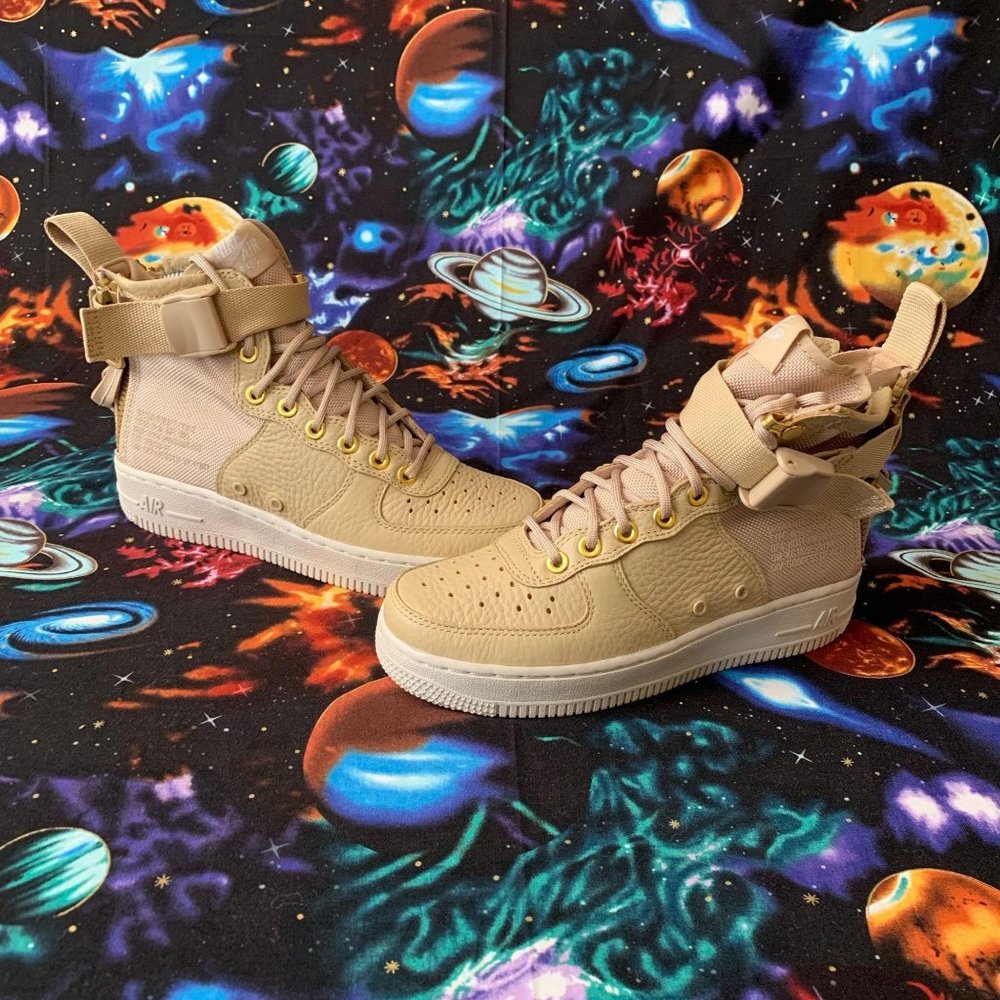 Nike Air Force 1 Shoes Mid Wmns Sz 5.5 Sneakers